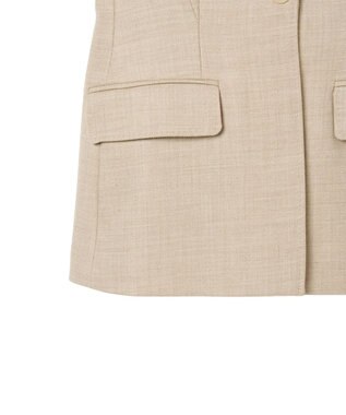 JOSEPH バージンウール テーラードジャケット Powder Melange