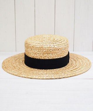 石田製帽 【UNISEX】ビンテージストローレース  キャノチエ ナチュラル