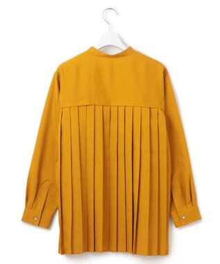 J.PRESS YORK STREET 【WOMEN】バックプリーツブラウス イエロー系