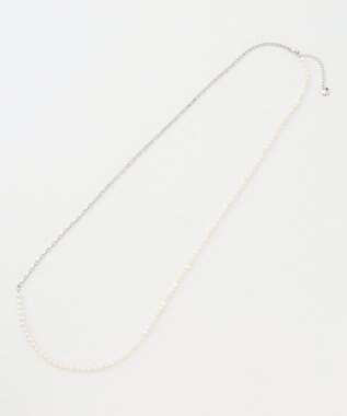 ICB 【CLASSY.1月号掲載】3WAYパールネックレス シルバー系