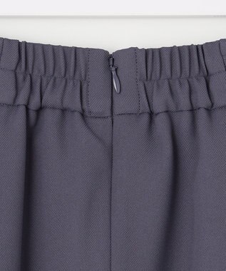 ANY SIS 【洗える】プチベルトフレア スカート ブルー