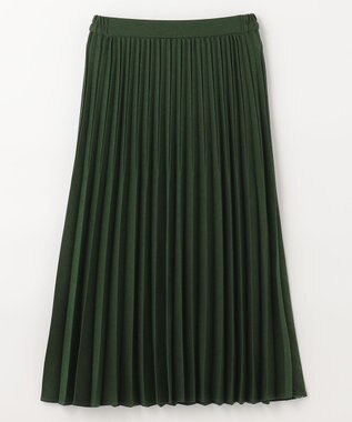 ANY 【14色展開/洗える】ウーリッシュ プリーツスカート グリーン