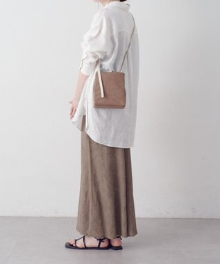 russet ナイロンミニショルダーバッグ(Z-235) Brown