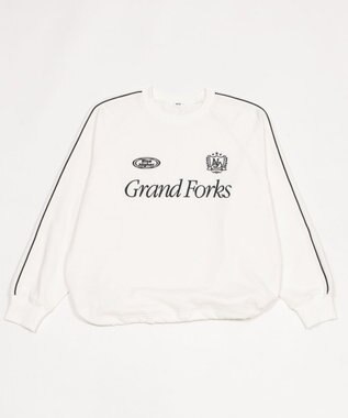 WEGO 【ユニセックス着用ITEM】ショートドロストラインプルオーバー ホワイト