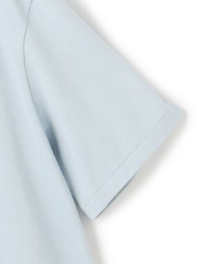 23区 L 【先行予約】スビンギザコットン フレア Tシャツ サックスブルー系