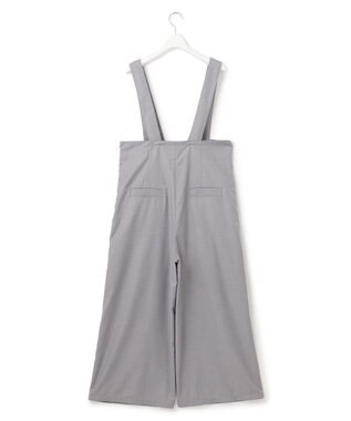 J.PRESS YORK STREET 【WOMEN】ハイウエストサロペット ライトグレー系