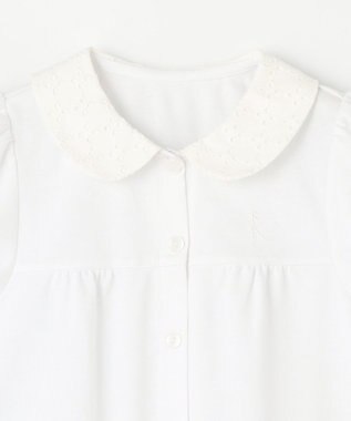 組曲 KIDS 【110-140㎝】レーシー ブラウス オフホワイト