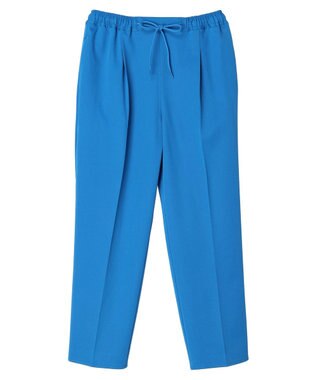 Green Parks さらっときれいシルエットパンツ Blue