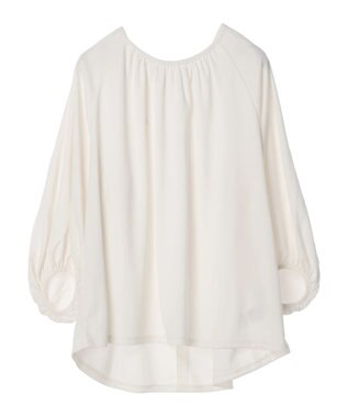 earth music&ecology パフスリーブカットソー Ivory