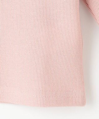 ANY KIDS スナップボタン フレンチ カーディガン ピンク