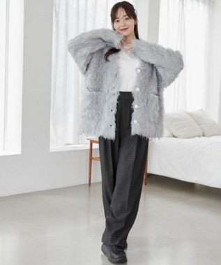 WEGO ブラッシュカーデ ライトグレー