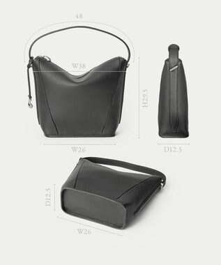 GOTAIRIKU 【ETIAM】シュリンク ２Wayショルダーバッグ《Union》 ブラック系