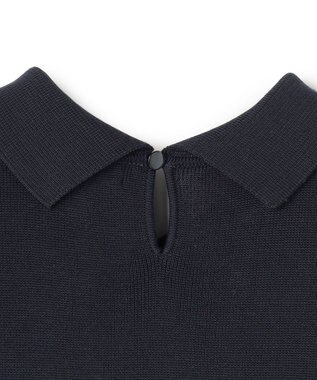 TOCCA 【WEB限定・鈴木ゆうかさん着用】HONEYCOMB MESH KNIT ニットドレス ネイビー系