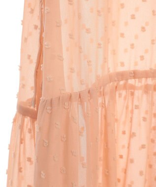 earth music&ecology ドットドビーシアー羽織ワンピース Pink