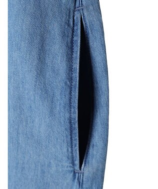 AMERICAN HOLIC デニムＷポケットＡラインワンピース Light Indigo