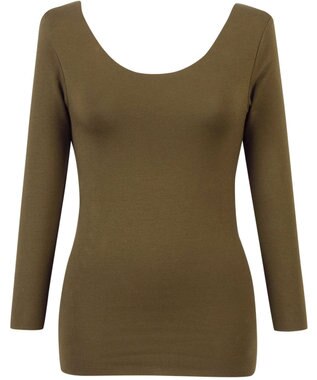 Wing あったかインナー 綿100％(肌側) アウターにひびきにくい ムレにくい 【綿の贅沢 ここちフラット】 8分袖 長袖 秋 冬 EL4872 ウイング／ワコール