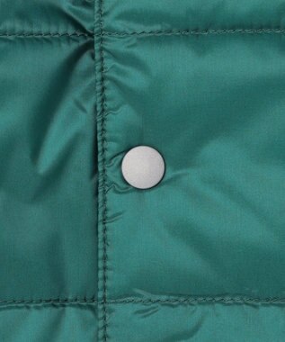 UNFILO 【120-150cm】TAION Vネック ダウンベスト(UNISEX) グリーンブルー