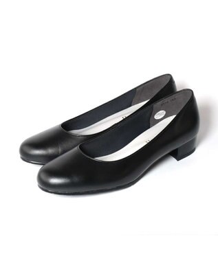 Pointer 日本製 本革 生活防水機能付きパンプス ブラック