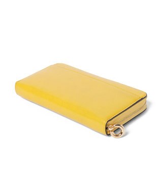 PELLE BORSA ラウンドコンパクト長財布 Minato ミナト 3506 イエロー