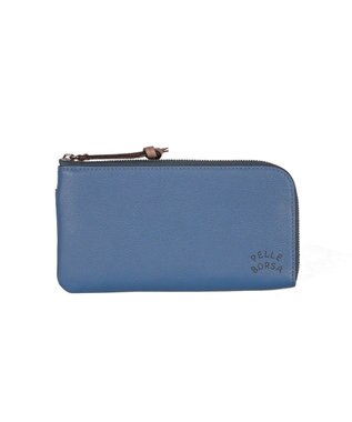 PELLE BORSA L字ファスナーコンパクト長財布 Very Goods ベリーグッズ 7204 ブルー