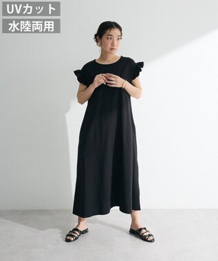 Green Parks ・ＳＵＧＡＲ　ＳＰＯＯＮ　【ラッシュガード】フリル Black