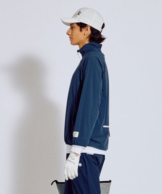 PW CIRCULUS 【撥水加工 / 小さくまとまる】【MEN】パッカブルブルゾン  ゴルフ ネイビー系