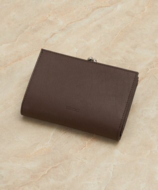 russet がま口折財布(SO-446) D.Brown