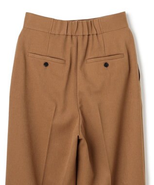 uncrave プルーフウールライクツイル ワイドパンツ キャメル