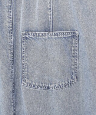 earth music&ecology ダブルジップデニムキャミワンピース Indigo