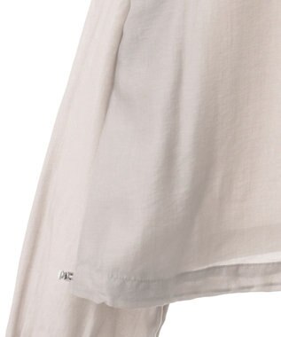 earth music&ecology シアーショートシャツブルゾン Gray Beige