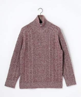 JOSEPH ABBOUD 【キングサイズ・柔らか】ラムコットンハイネックジップ セーター