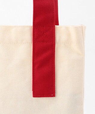 J.PRESS YORK STREET 【UNISEX】マルチカラーキャンバス トートバック アイボリー系1