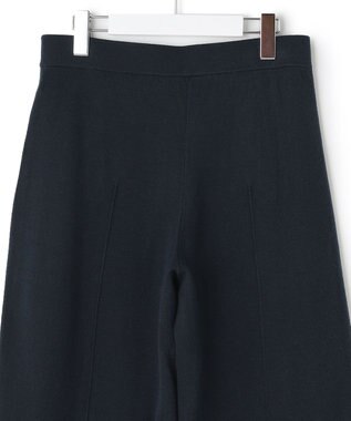 23区 【CLASSY.1月号掲載】ウールブレンド ニット パンツ ネイビー系