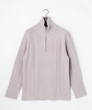 JOSEPH ABBOUD 【キングサイズ・柔らか】ラムコットンハイネックジップ セーター