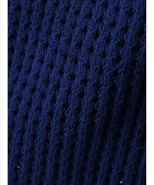 AMERICAN HOLIC ２ＷＡＹメッシュ編みニットカーディガン Blue