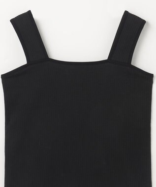 ANY スクエアタンクトップ ブラック