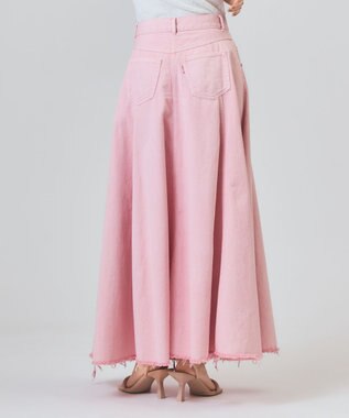 GRACE CONTINENTAL サーキュラーデニムスカート ピンク