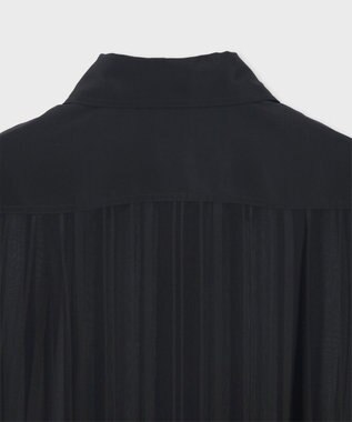 Paul Smith シアー ストライプ ブラウス ブラック