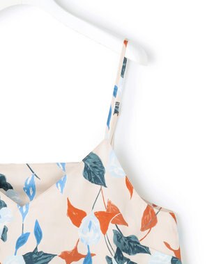 23区 【先行予約】カラーリリープリント キャミソールブラウス ベージュ系