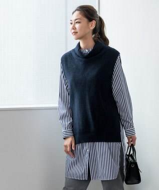 ONWARD Reuse Park 【23区】ニット秋冬 ネイビー