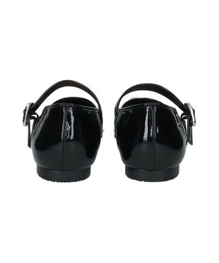 Bridget Birkin 【Bridget Birkin】モチーフパーツメリージェーンレインパンプス ブラックエナメル