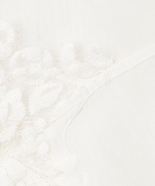 BEIGE， GALENA / コットンレースバンドカラーシャツ Off