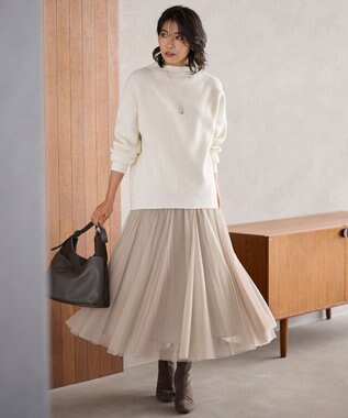 ANY 【8色展開】アゼボトルニットプルオーバー エクリュ