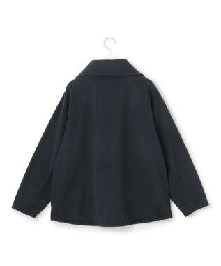 ICB L 【洗える】 トスカーナフリース ハーフジッププルオーバー ネイビー