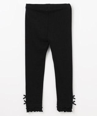 組曲 KIDS 【110-140㎝】なめらかタッチ レギンス ブラック