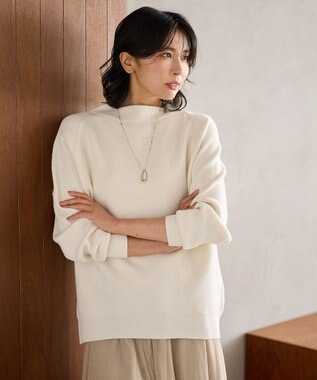 ANY 【8色展開】アゼボトルニットプルオーバー エクリュ