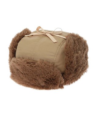 Green Parks ・リボンフライトキャップ Mocha