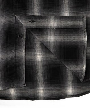 WEGO 【ユニセックス着用ITEM/SMLサイズ展開】オンブレチェックシャツ（LS） 柄1