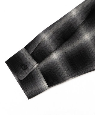 WEGO 【ユニセックス着用ITEM/SMLサイズ展開】オンブレチェックシャツ（LS） 柄1