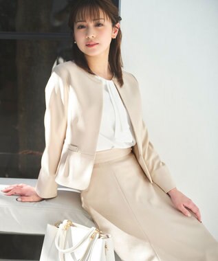 ANY SIS S 【低身長企画】ライトドビー スカート ベージュ